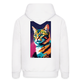 Meow Meow Hoodie - white