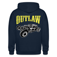 OUTLAW Zip Up Hoodie - navy