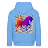 HORSE BACK Hoodie - carolina blue