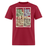 Faces - dark red