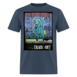Train Art -  blue dusk