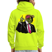 ZOMBIE WAR Hoodie - safety green