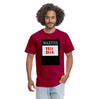 FREE BEER - dark red