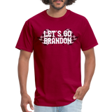 LET'S GO BRANDON - dark red