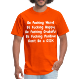 DON'T BE - orange