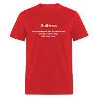 SELF-LESS - red