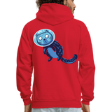 SPACE CAT 2 Hoodie - red