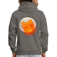 TO THE MOON Hoodie - asphalt gray
