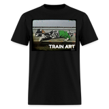 Train Art - black