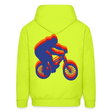 BIKER Hoodie - safety green