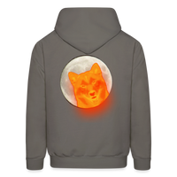 TO THE MOON Hoodie - asphalt gray