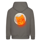 TO THE MOON Hoodie - asphalt gray