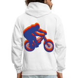 BIKER Hoodie - white