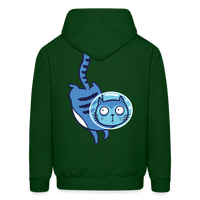 SPACE CAT 6 Hoodie - forest green