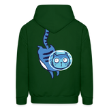 SPACE CAT 6 Hoodie - forest green