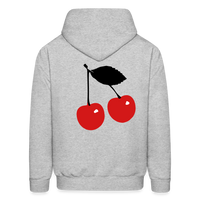 CHERRY TOP Hoodie - heather gray