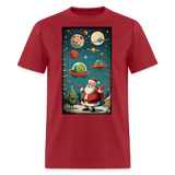 Alien Christmas - dark red