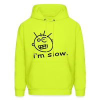 SLOW Hoodie - safety green