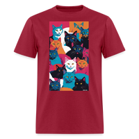Cat Pic - dark red