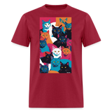 Cat Pic - dark red