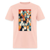Cats - blush pink 