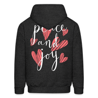 LOVE PEACE JOY - charcoal grey