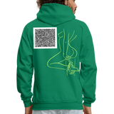 CHECK IT OUT Short Story Hoodie - kelly green