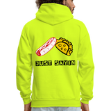 JUST SAYIN 4 Hoodie - safety green