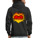FLAMER Hoodie - charcoal grey