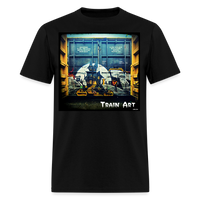 Train Art - black