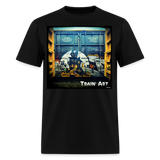 Train Art - black