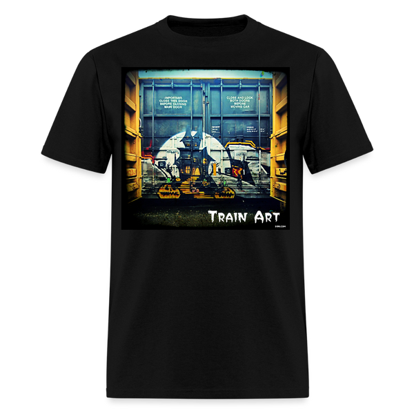 Train Art - black