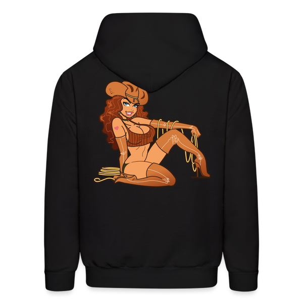 TIE ME UP  Hoodie - black