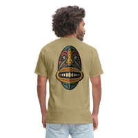 AFRICAN MASK 2 - khaki