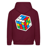 CUBE Hoodie - burgundy
