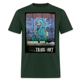 Train Art - forest green