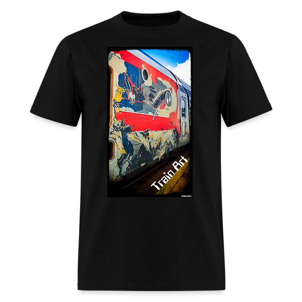 Train Art - black