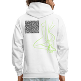 CHECK IT OUT Short Story Hoodie - white