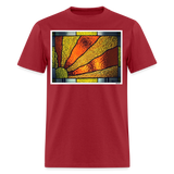 Glass Sun - dark red