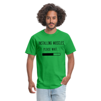 PLEASE WAIT - bright green
