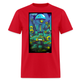 Robot Alien - red