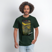 Train Art - forest green