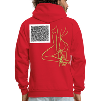 CHECK IT OUT Short Story Hoodie - red