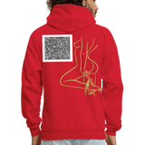 CHECK IT OUT Short Story Hoodie - red