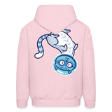 SPACE CAT 4 Hoodie - pale pink