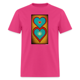 Hearts - fuchsia