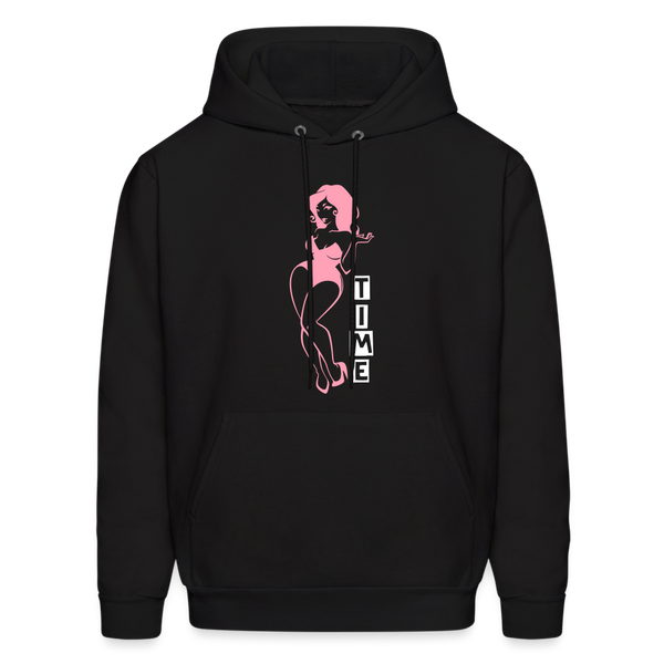 TIME ON MY SIDE Hoodie - black