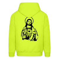 JESUS Hoodie - safety green