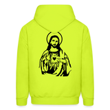 JESUS Hoodie - safety green