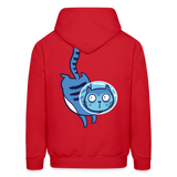 SPACE CAT 6 Hoodie - red